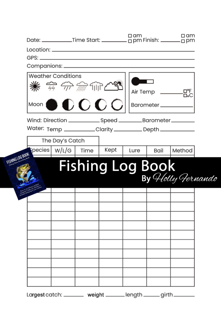 Fishing Log book