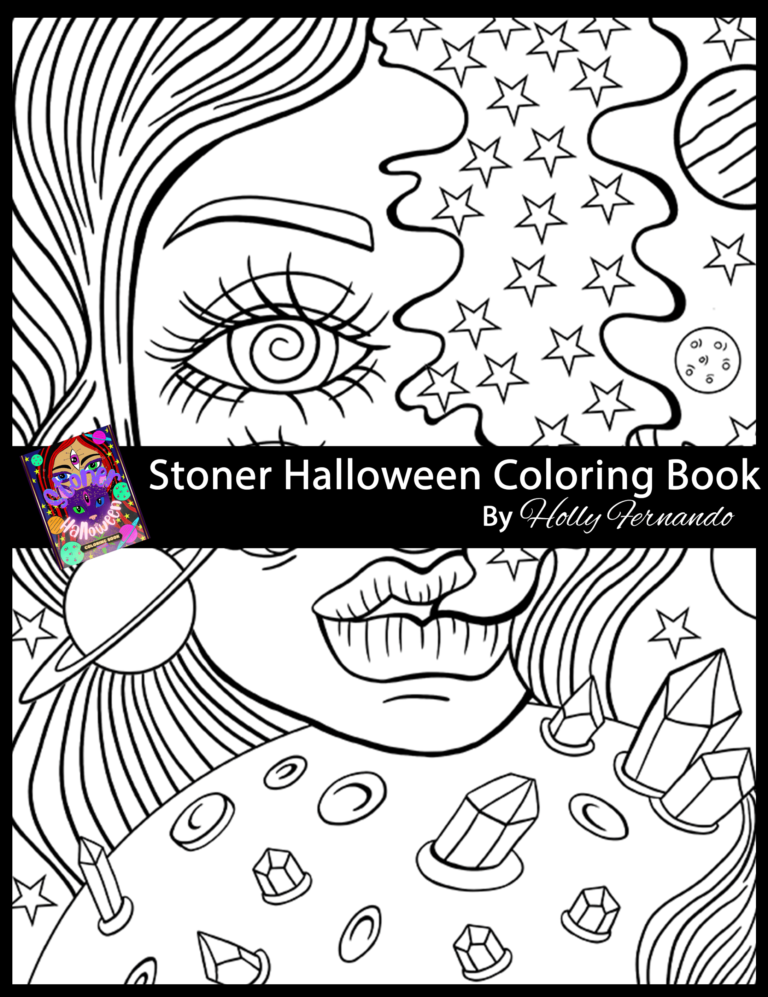 Halloween Stoner Coloring Book