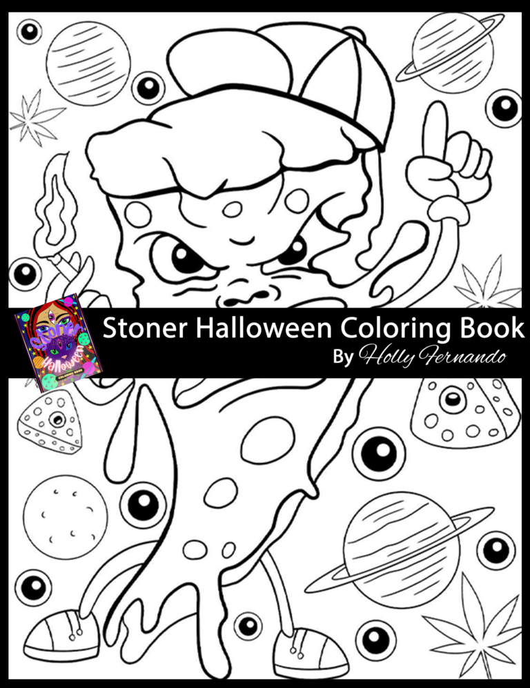 Halloween Stoner Coloring Book