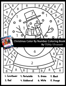 Christmas Color By Number