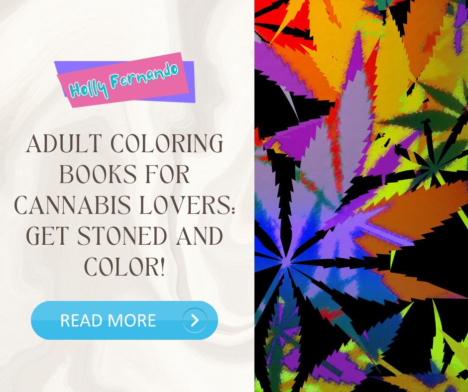 Adult Coloring books for Cannabis Lovers