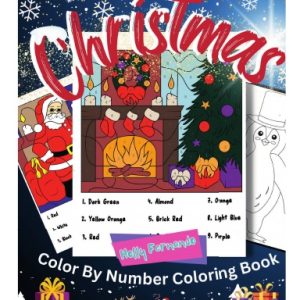 Christmas Coloring Book By Numbers